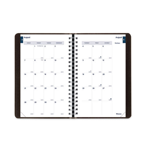 Academic Daily/monthly Planner, 8 X 5, Black Cover, 12-month (aug To July): 2022 To 2023