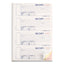 Durable Hardcover Numbered Money Receipt Book, Three-part Carbonless, 6.88 X 2.75, 4 Forms/sheet, 200 Forms Total