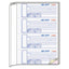 Durable Hardcover Numbered Money Receipt Book, Three-part Carbonless, 6.88 X 2.75, 4 Forms/sheet, 200 Forms Total