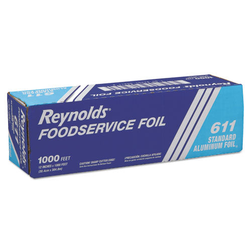 Standard Aluminum Foil Roll, 18" X 500 Ft, Silver