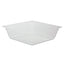 Reflections Portion Plastic Trays, Shallow, 4 Oz Capacity, 3.5 X 3.5 X 1, Clear, 2,500/carton