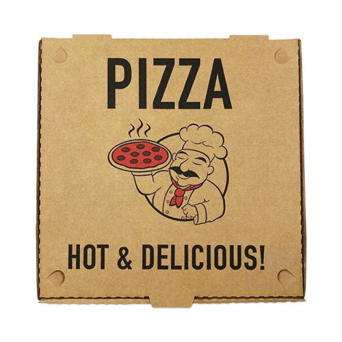 Pizza Boxes, 12 X 12 X 2, Kraft, Paper, 50/pack