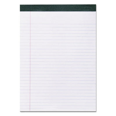 Recycled Legal Pad, Wide/legal Rule, 40 White 8.5 X 11 Sheets, Dozen