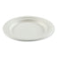Bagasse Pfas-free Dinnerware, Plate, 6", White, 1,000/carton