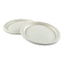 Bagasse Pfas-free Dinnerware, Plate, 10.27" Dia, White, 500/carton