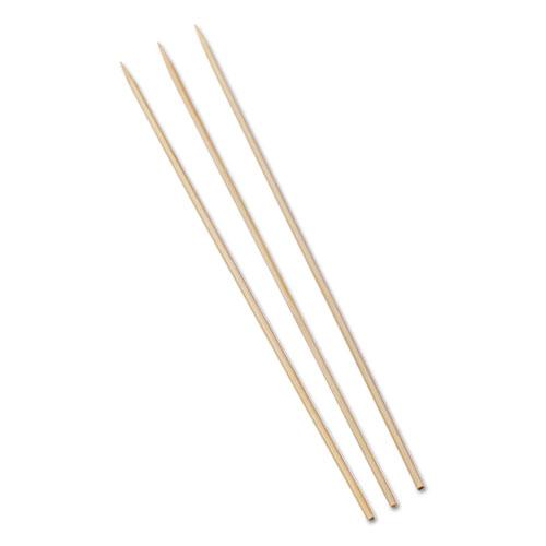 Bamboo Skewers, 10", 100/Pack, 10 Packs/Box, 12 Boxes/Carton
