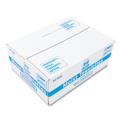Moist Towelettes, Individually Wrapped, 4 X 6, Lemon Scent, 1,000/carton