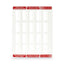 Laser Printable Index Tabs, 1/5-cut, White, 2" Wide, 300/pack