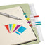 Mini Arrow Page Flags, "sign Here", Blue/mint/red/yellow, 126 Flags/pack