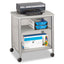 Impromptu Deskside Machine Stand, Metal, 3 Shelves, 100 Lb Capacity, 26.25" X 21" X 26.5", Gray