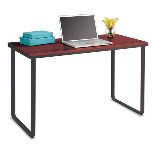 Steel Desk, 47.25" X 24" X 28.75", Beech/white