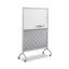 Rumba Whiteboard Screen Accessories, Eraser Tray, 12.25 X 3.5 X 2.25, Magnetic Mount, Silver