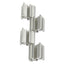 Rumba Whiteboard Screen Accessories, Eraser Tray, 12.25 X 3.5 X 2.25, Magnetic Mount, Silver