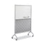 Rumba Whiteboard Screen Accessories, Eraser Tray, 12.25 X 3.5 X 2.25, Magnetic Mount, Silver