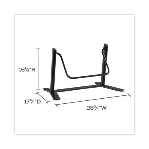 Dynamic Footrest, 29w X 17.75d X 16.5h, Black