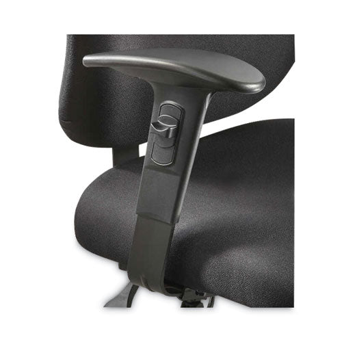Alday Intensive-use Chair, Supports Up To 500 Lb, 17.5" To 20" Seat Height, Black