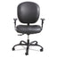 Alday Intensive-use Chair, Supports Up To 500 Lb, 17.5" To 20" Seat Height, Black Vinyl Seat/back, Black Base