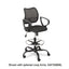 Vue Series Mesh Extended-height Chair, Supports Up To 250 Lb, 23" To 33" Seat Height, Black Fabric
