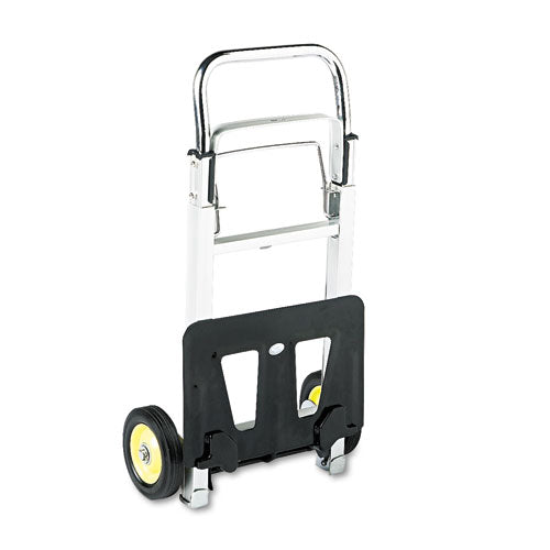 Hideaway Aluminum Hand Truck, 250 Lb Capacity, 15.5 X 16.5 X 43.5, Aluminum