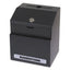 Steel Suggestion/key Drop Box With Locking Top, 7 X 6 X 8.5, Black Powder Coat Finish