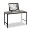 Simple Work Desk, 45.5" X 23.5" X 29.5", Gray