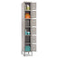 Three-column Box Locker, 36w X 18d X 78h, Two-tone Tan