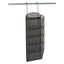 Onyx Mesh Literature Rack, Five Compartments, 10.25w X 3.5d X 28.33h, Black