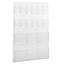 Reveal Clear Literature Displays, 18 Compartments, 30w X 2d X 45h, Clear