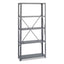 Commercial Steel Shelving Unit, Five-shelf, 36w X 12d X 75h, Dark Gray