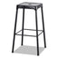 Bar-height Steel Stool, Backless, Supports Up To 250 Lb, 29" Seat Height, Black