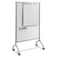 Impromptu Magnetic Whiteboard Collaboration Screen, 42w X 21.5d X 72h, Black/white