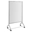Impromptu Magnetic Whiteboard Collaboration Screen, 42w X 21.5d X 72h, Gray/white
