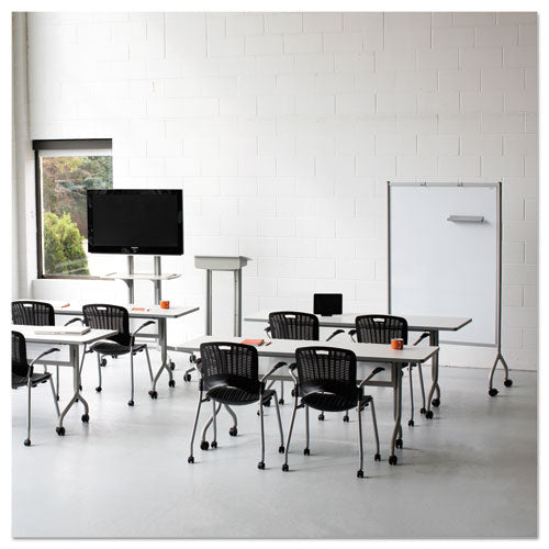Impromptu Magnetic Whiteboard Collaboration Screen, 42w X 21.5d X 72h, Gray/white