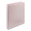 Earth's Choice Plant-based Boho D-ring View Binders, 1" Capacity, 11 X 8.5, Rose, 2/pack