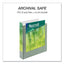 Earth's Choice Plant-based Boho D-ring View Binders, 1" Capacity, 11 X 8.5, Sage, 2/pack