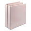 Earth's Choice Plant-based Boho D-ring View Binders, 1.5" Capacity, 11 X 8.5, Rose, 2/pack