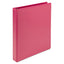 Earth’s Choice Plant-based Durable Fashion View Binder, 3 Rings, 1" Capacity, 11 X 8.5, Berry, 2/pack