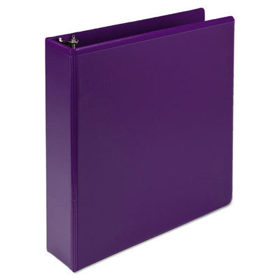 Earth’s Choice Plant-based Durable Fashion View Binder, 3 Rings, 2" Capacity, 11 X 8.5, Purple, 2/pack