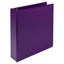 Earth’s Choice Plant-based Durable Fashion View Binder, 3 Rings, 2" Capacity, 11 X 8.5, Purple, 2/pack