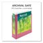 Earth's Choice Plant-based Economy Round Ring View Binders, 3 Rings, 3" Capacity, 11 X 8.5, Pink, 2/pack