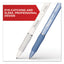 S-gel Fashion Barrel Gel Pen, Retractable, Medium 0.7 Mm, Black Ink, Frost Blue Barrel, Dozen