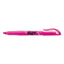 Pocket Style Highlighters, Fluorescent Pink Ink, Chisel Tip, Pink Barrel, Dozen