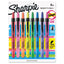 Retractable Highlighters, Assorted Ink Colors, Chisel Tip, Assorted Barrel Colors, 5/set