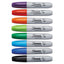 Chisel Tip Permanent Marker, Medium Chisel Tip, Assorted Colors, 8/set
