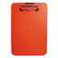 Slimmate Storage Clipboard, 0.5" Clip Capacity, Holds 8.5 X 11 Sheets, Red