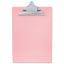 Recycled Plastic Clipboard With Ruler Edge, 1" Clip Capacity, Holds 8.5 X 11 Sheets, Blue