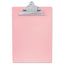Recycled Plastic Clipboard With Ruler Edge, 1" Clip Capacity, Holds 8.5 X 11 Sheets, Purple