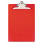 Recycled Plastic Clipboard With Ruler Edge, 1" Clip Capacity, Holds 8.5 X 11 Sheets, Pink