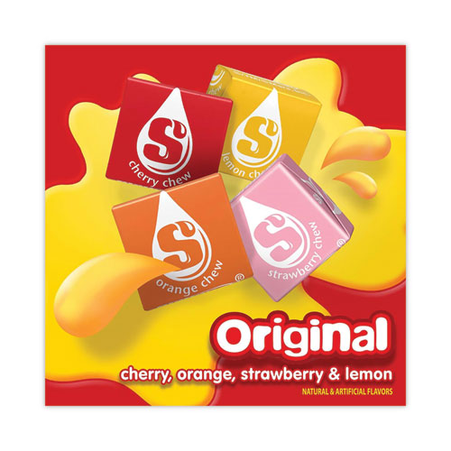 Original Fruit Chews, Cherry; Lemon; Orange; Strawberry, 50 Oz Bag