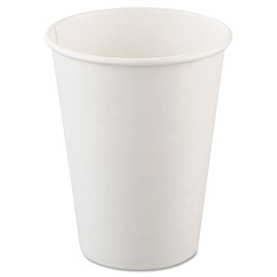 Single Sided Poly Paper Hot Cups, 10 Oz, Mistique Design, 50/bag, 20 Bags/carton